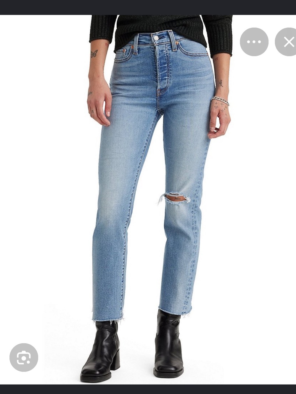 Levi's Wedgie Straight Ankle Jeans